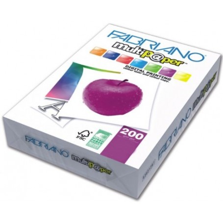 RISMA A3 FABRIANO MULTIPAPER 200 GR. BIANCA 250FF