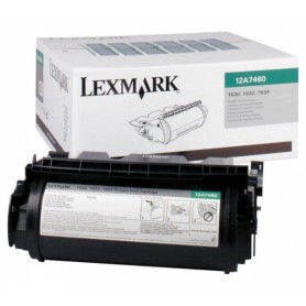 TONER ORIGINALE LEXMARK 12A7460 BK 