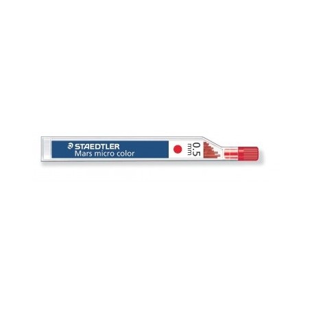 MINE STAEDTLER MARS MICRO COLOR 05 ROSSO ASTUCCIO 12 MINE