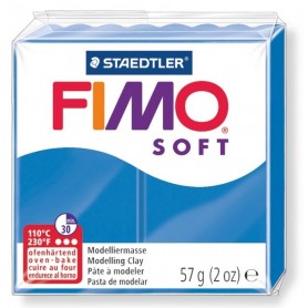 FIMO SOFT COLORE BLU PACIFIC 37 