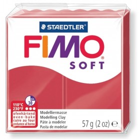 FIMO SOFT COLORE ROSSO CILIEGIA 26 